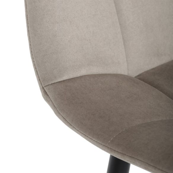 Barová stolička, hnedá, látka, AUB-X7015 CAP2