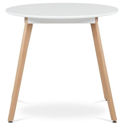 Jedálenský stôl 80x80cm biela, DT-316 WT 2