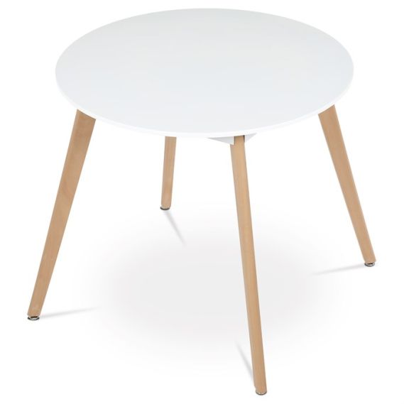 Jedálenský stôl 80x80cm biela, DT-316 WT