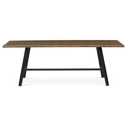 Jedálenský stôl 220x90cm, masív, orech, HT-T1822 WAL 2