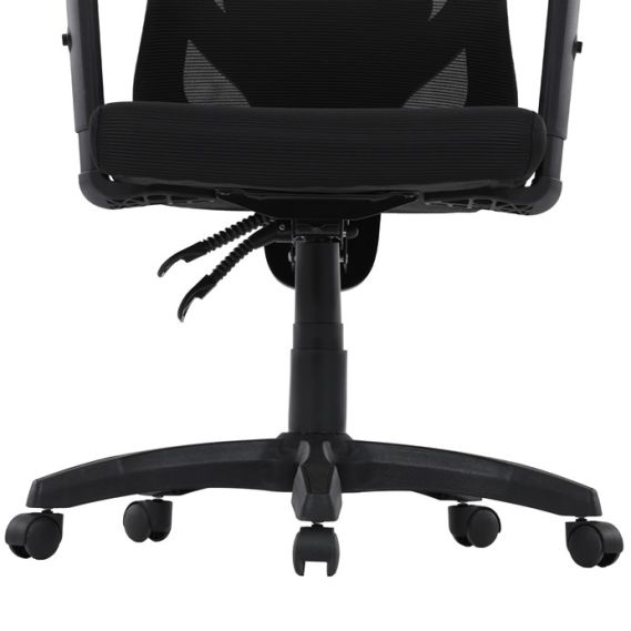 Kancelárska stolička, synchrónny mechanizmus, čierna sieťovina, KA-R215 BK