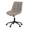 Pracovná stolička, výškovo nastaviteľná, béžová látka, KA-V3120 LAN3