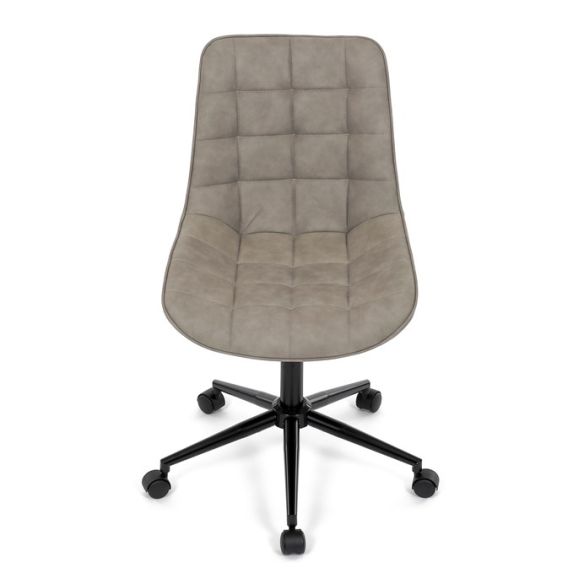 Pracovná stolička, výškovo nastaviteľná, béžová látka, KA-V3120 LAN3