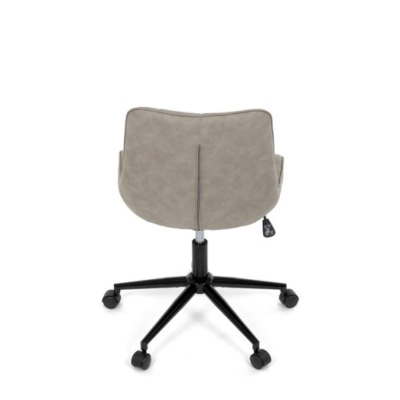 Pracovná stolička, výškovo nastaviteľná, béžová látka, KA-V3120 LAN3