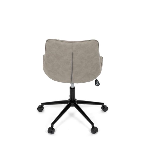 Pracovná stolička, výškovo nastaviteľná, béžová látka, KA-V3120 LAN3