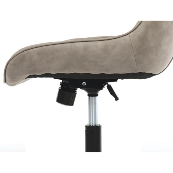 Pracovná stolička, výškovo nastaviteľná, béžová látka, KA-V3120 LAN3