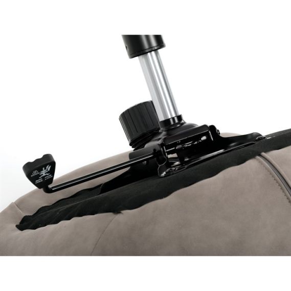 Pracovná stolička, výškovo nastaviteľná, béžová látka, KA-V3120 LAN3