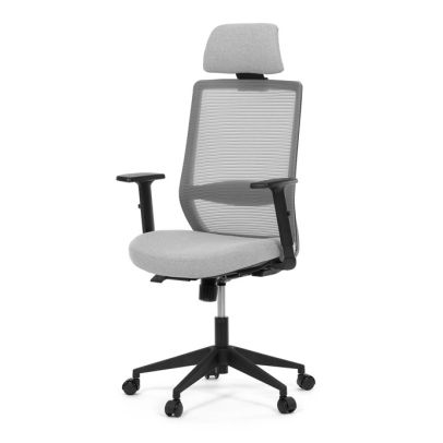 Kancelárska stolička, synchrónny mechanizmus, sivá sieťovina, KA-V3329 GREY