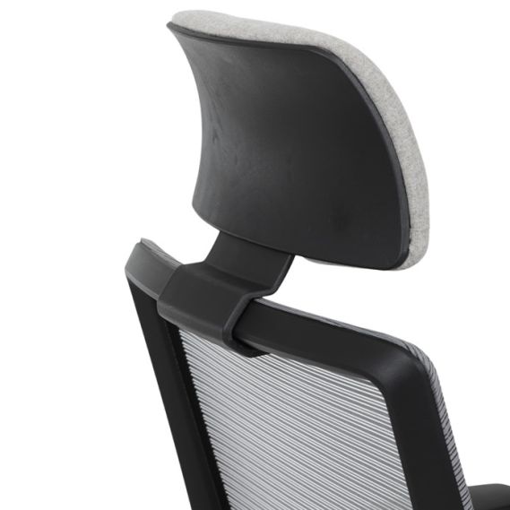 Kancelárska stolička, synchrónny mechanizmus, sivá sieťovina, KA-V3329 GREY