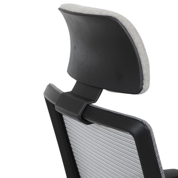 Kancelárska stolička, synchrónny mechanizmus, sivá sieťovina, KA-V3329 GREY