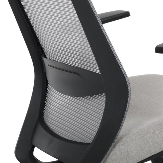 Kancelárska stolička, synchrónny mechanizmus, sivá sieťovina, KA-V3329 GREY