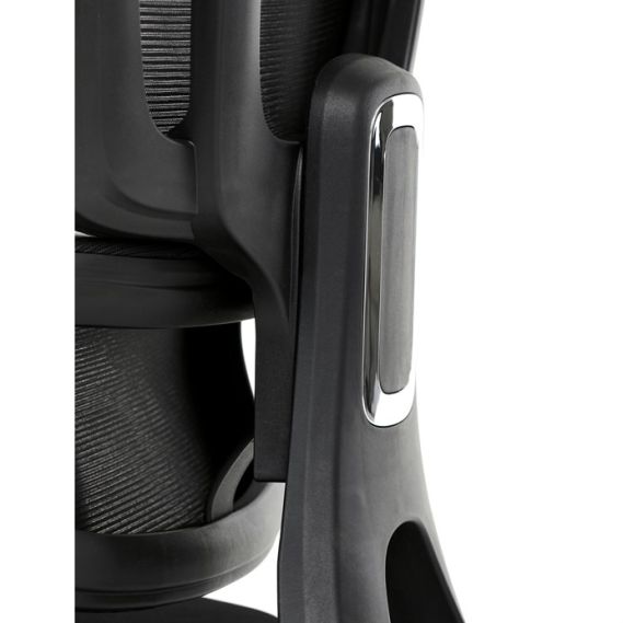 Kancelárska stolička, synchrónny mechanizmus, čierna sieťovina, KA-Y358 BK