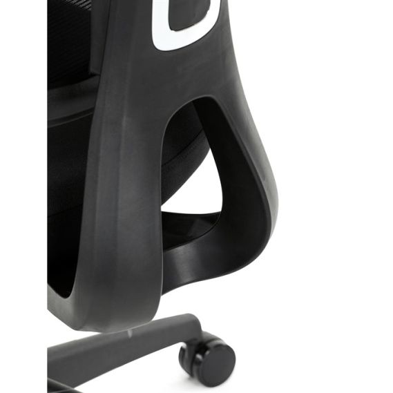 Kancelárska stolička, synchrónny mechanizmus, čierna sieťovina, KA-Y358 BK