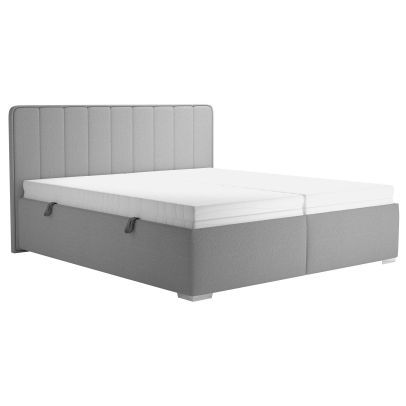 Manželská posteľ 180x200 Blanar AUGUST, nohy chróm N31/malmo new 90