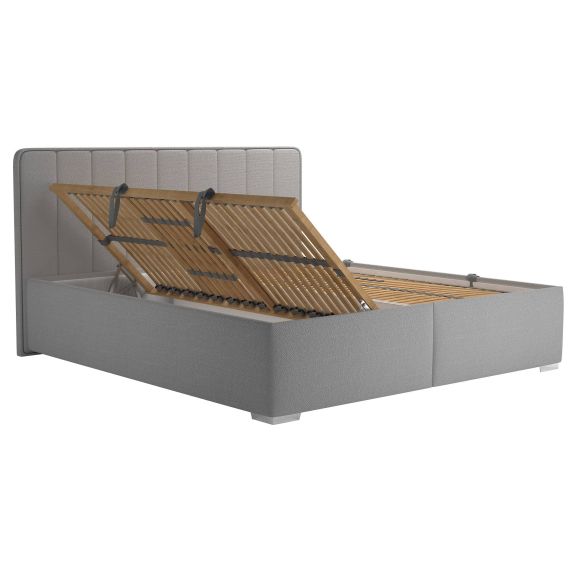 Manželská posteľ 180x200 Blanar AUGUST, nohy chróm N31/malmo new 90