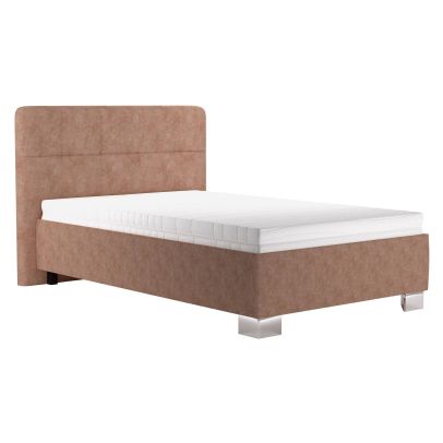 Posteľ 120x200 Blanar KELLY ARAGON , nohy chróm N11/aragon 62