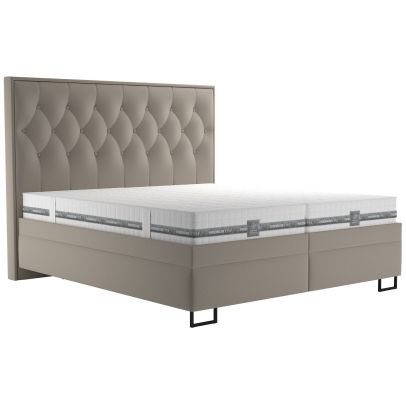 Manželská posteľ 180x200 Blanar KERSTIN NEW, nohy čierna N73/riviera 16