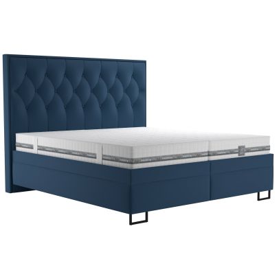 Manželská posteľ 180x200 Blanar KERSTIN NEW, nohy čierna N73/riviera 81