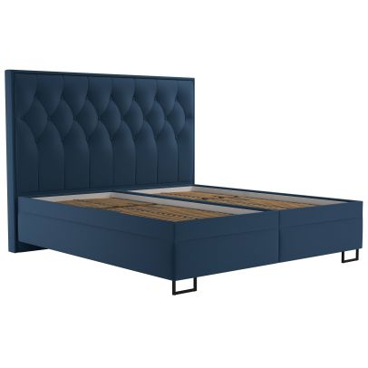 Manželská posteľ 180x200 Blanar KERSTIN NEW, nohy čierna N73/riviera 81 2