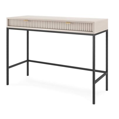 Toaletný stolík NOVA T104, čierna/labrador 2