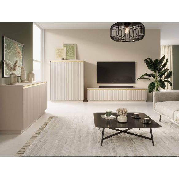 Tv stolík ROYAL RTV 180, biela