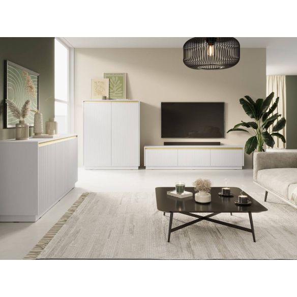 Tv stolík ROYAL RTV 180, biela