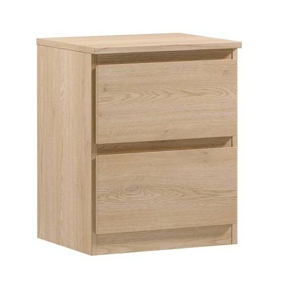 Nočný stolík biely MANAMI SN, cremona