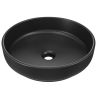 Umývadlo na dosku RIVER 1 UN 40 E-6595, čierny mat