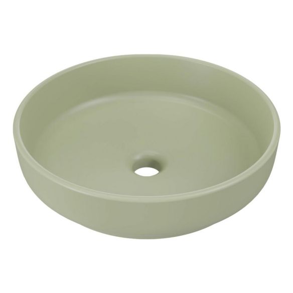 Umývadlo na dosku RIVER 1 UN 40 E-6595, olivová zelená mat