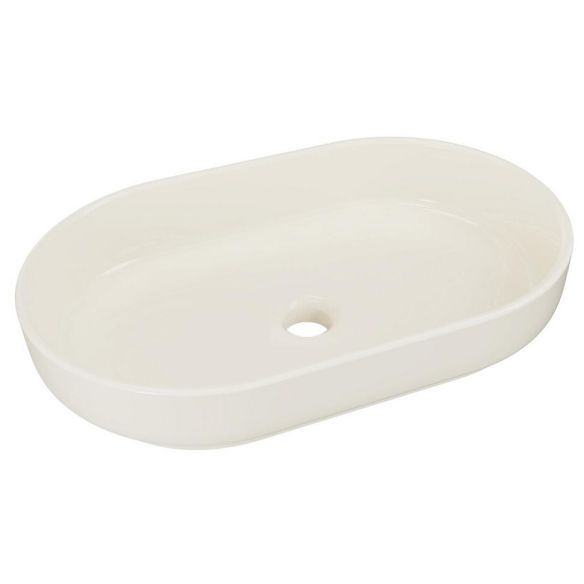 Umývadlo na dosku RIVER 2 UN 55 E-6594, ivory matt