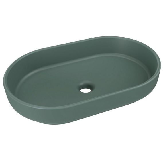 Umývadlo na dosku RIVER 2 UN 55 E-6594, zelený mat