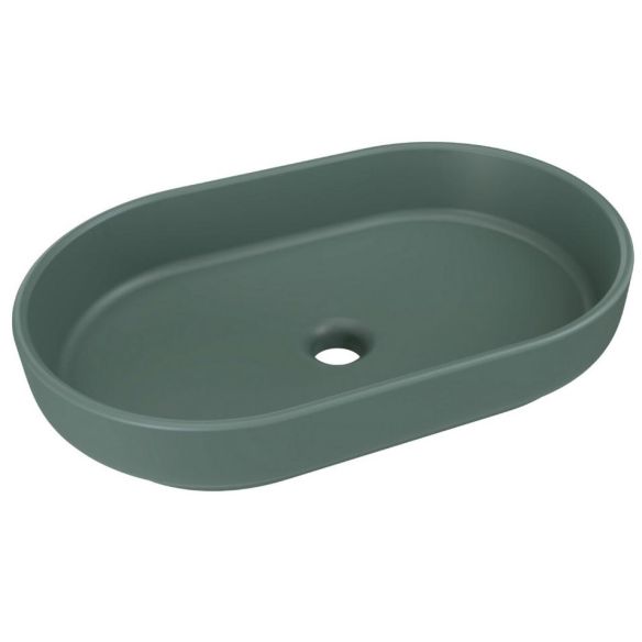 Umývadlo na dosku RIVER 2 UN 55 E-6594, zelený mat