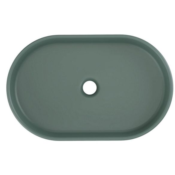 Umývadlo na dosku RIVER 2 UN 55 E-6594, zelený mat