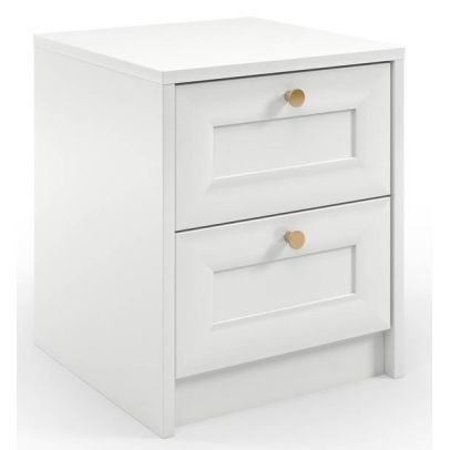 Nočný stolík REL SN, biela