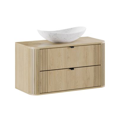 Skrinka do kúpeľne OVALIA CREMONA 82-100-46-2S A, Dub cremona 2