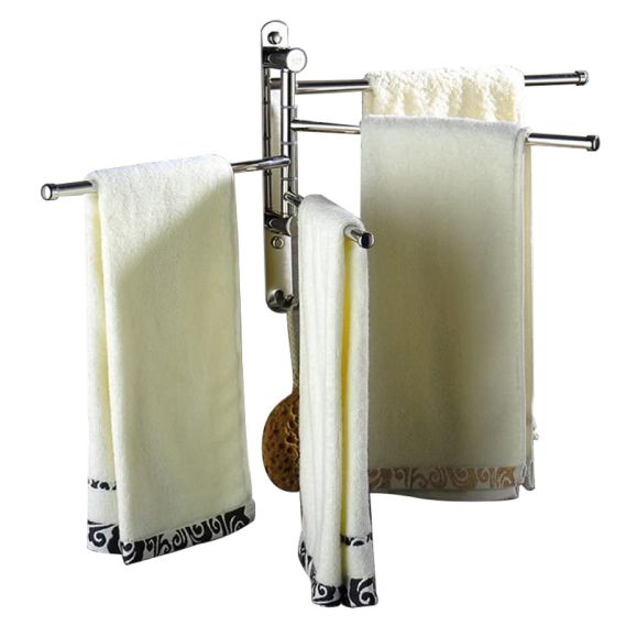 Držiak na uteráky, strieborná, HOLDER