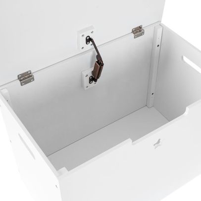 Úložný box na hračky, biela, BOLIS 2