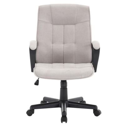 Kancelárske kreslo, svetlosivá/čierna, LANDIS 2