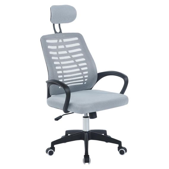 Kancelárske kreslo, sivá/čierna, EDRED