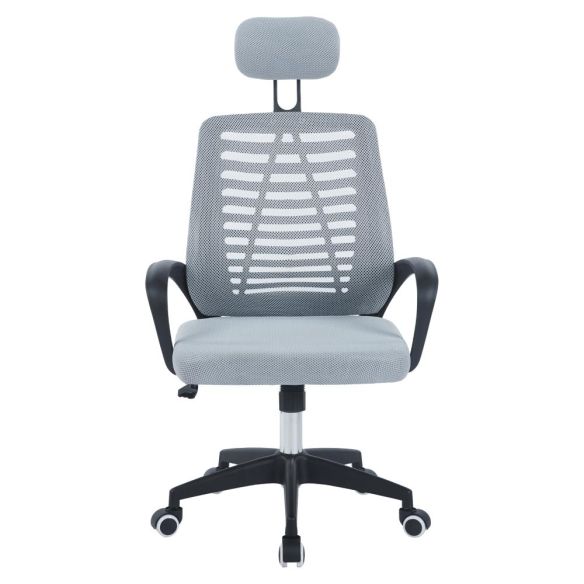 Kancelárske kreslo, sivá/čierna, EDRED