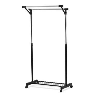 Stojan na šaty, kov, čierna, 84511 BK