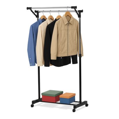 Stojan na šaty, kov, čierna, 84511 BK 2