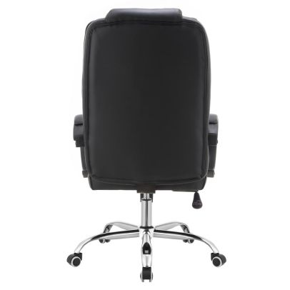 Kancelárske kreslo, čierna ekokoža, MADOX NEW 2
