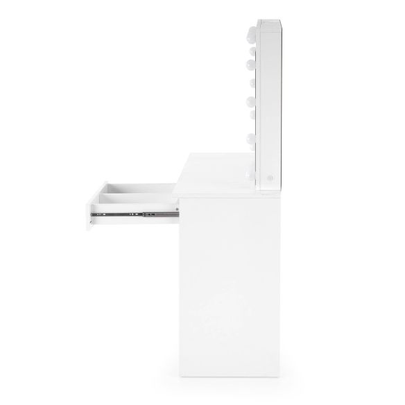 Toaletný stolík HOLLYWOOD, biela