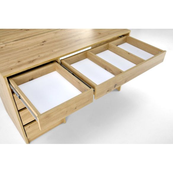 Toaletný stolík HOLLYWOOD XL, dub artisan