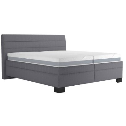 Manželská posteľ 160x200 Blanar VERNON, nohy čierna N90/perfekt harmony 90