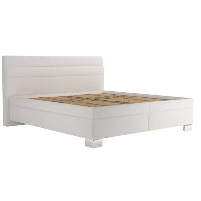 Manželská posteľ 180x200 Blanar VERNON, nohy chróm N11/perfekt harmony 04