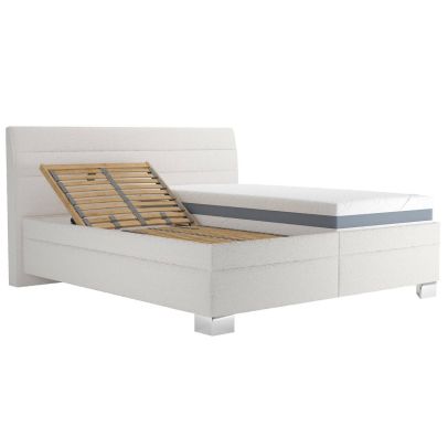 Manželská posteľ 180x200 Blanar VERNON, nohy chróm N11/perfekt harmony 04 2