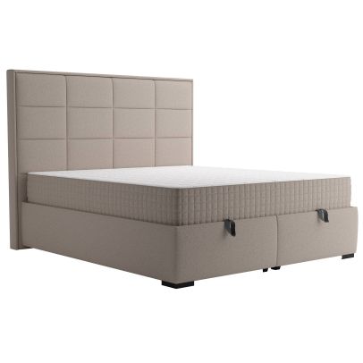 Manželská posteľ 160x200 Blanar IRUMA, nohy čierna N89/prima 02