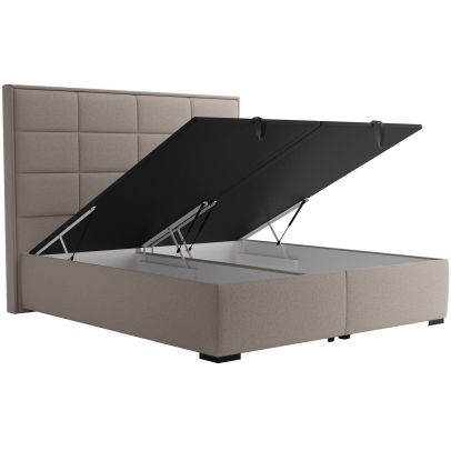 Manželská posteľ 160x200 Blanar IRUMA, nohy čierna N89/prima 02 2